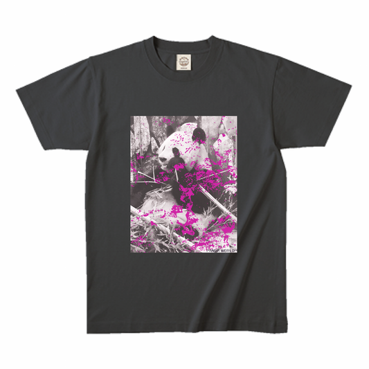 アーティストbloom 「RIRI グランジPINK」 オーガニックコットン5.3OZ Tシャツスミクロ